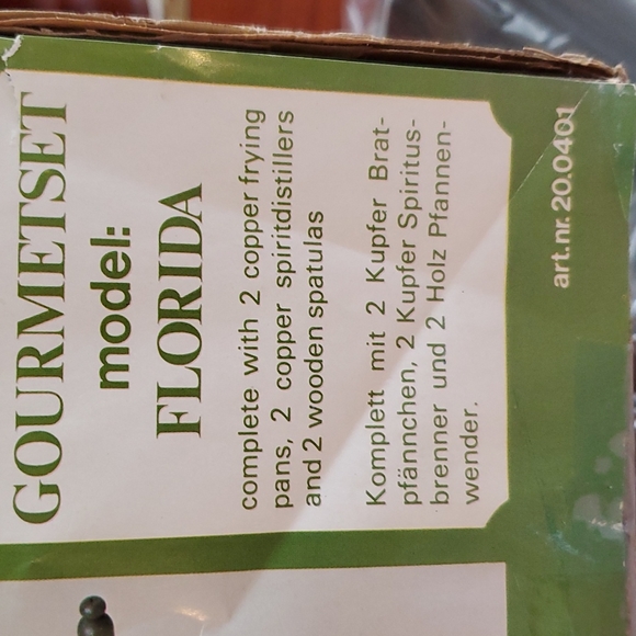 Vintage table top cook station for 2. - Picture 4 of 4